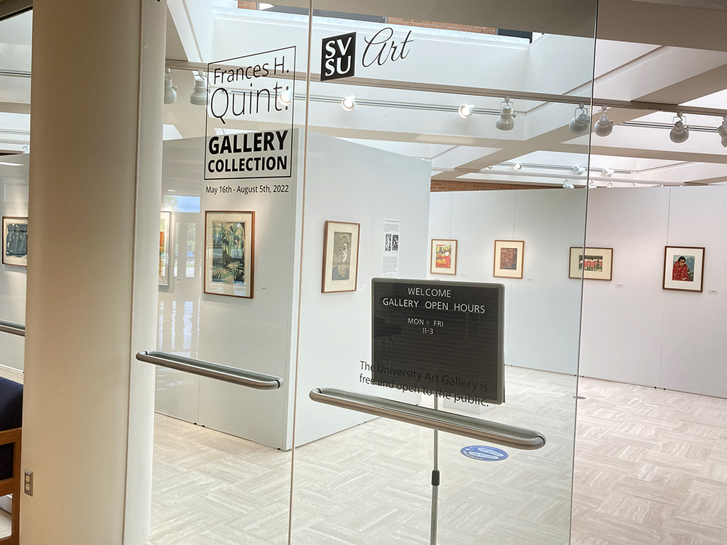 Entrance to the Spring 2022 exhibition